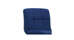 Blue Color Neo Swiel Adjustable Bar Stool - All India Decor