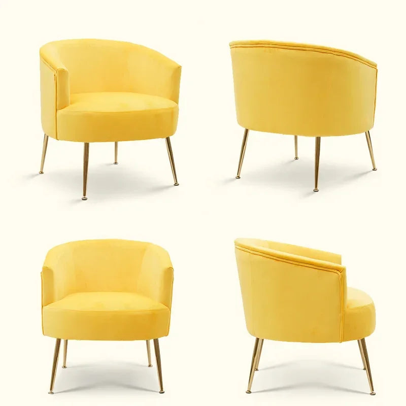 Yellow Jiba Accent Chair - All India Decor