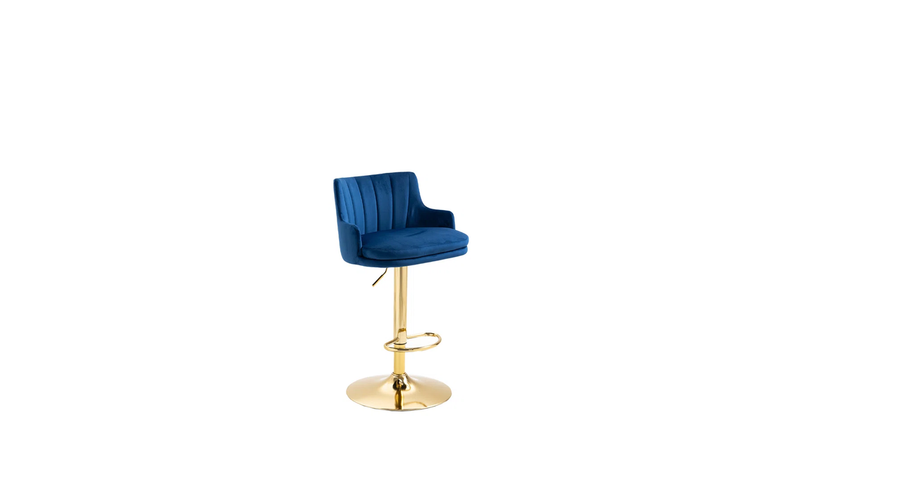 Blue Color Oliver Bar Stool