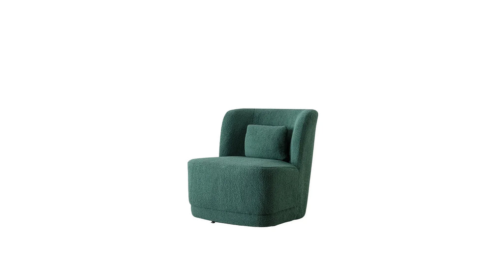 Green Deeda Barrel Chair - All India Decor