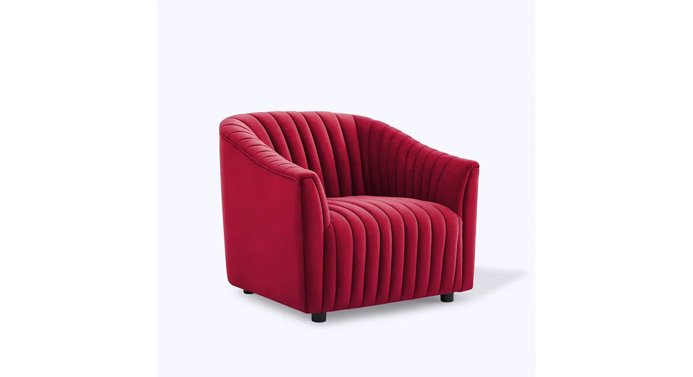 Red Latonia Accent Chair - All India Decor