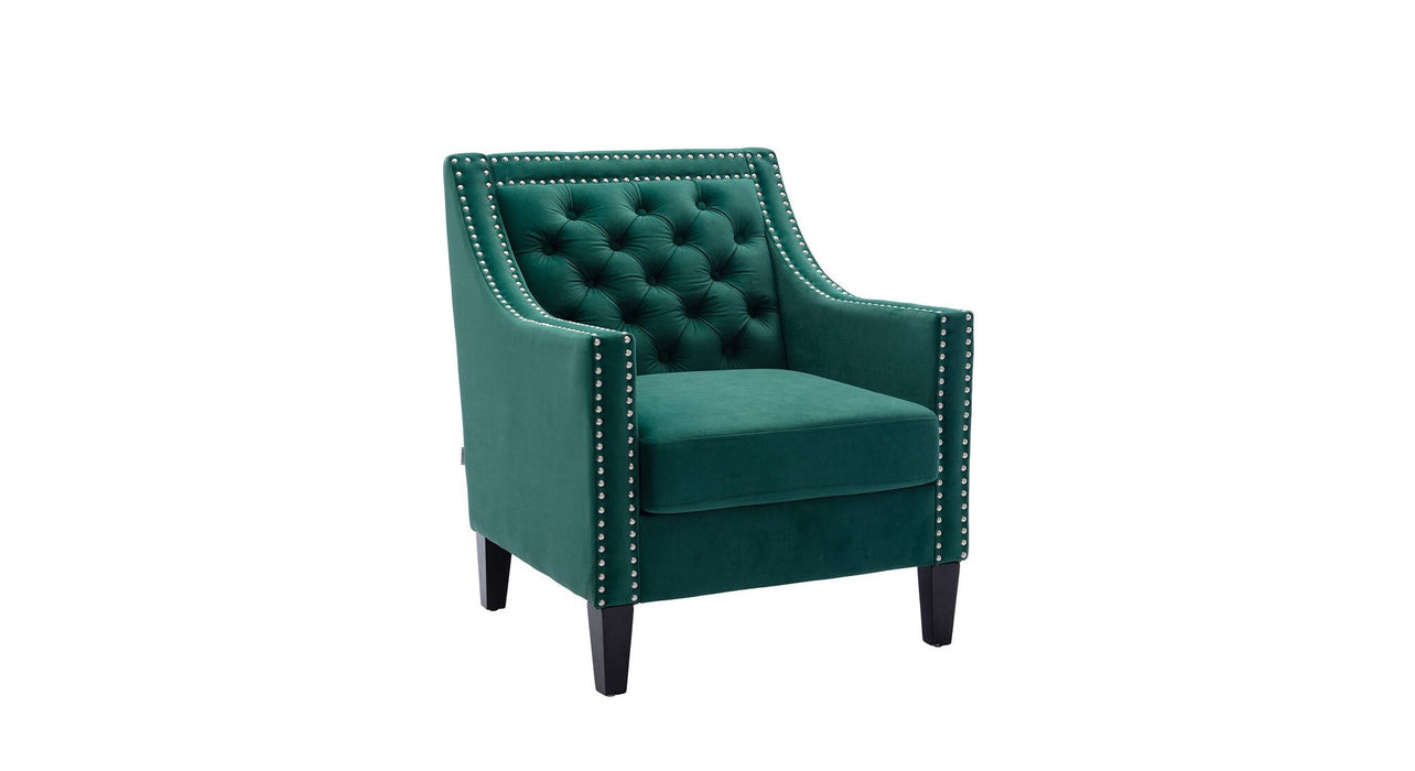 Green Asaria Accent Chair