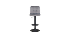 Grey Color Neo Swiel Adjustable Bar Stool - All India Decor