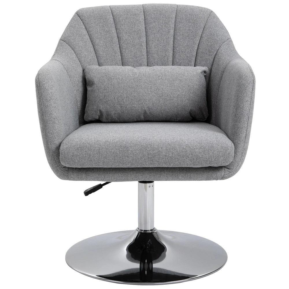Light Grey Boyd Swiel Bar Stool/Chair - All India Decor