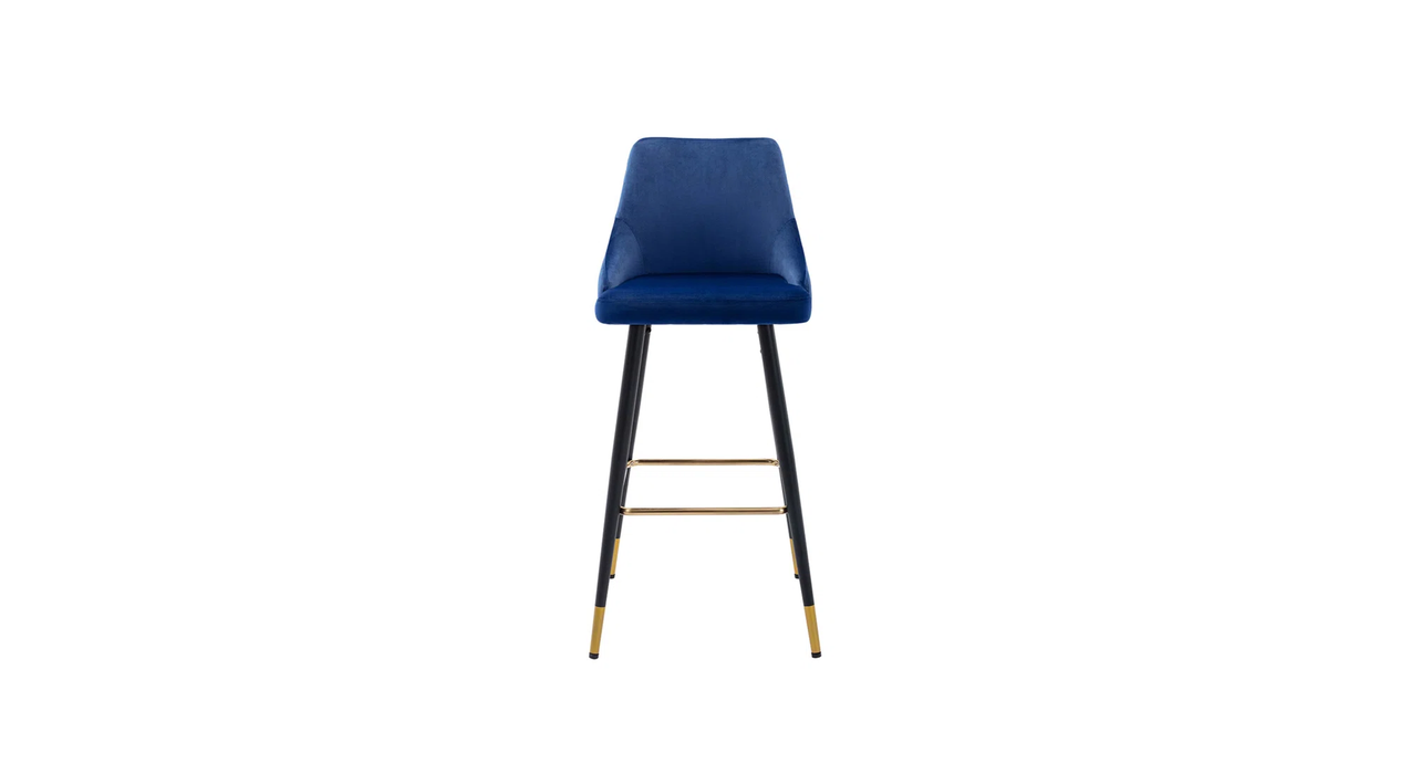 Blue Color Davan Bar Stool