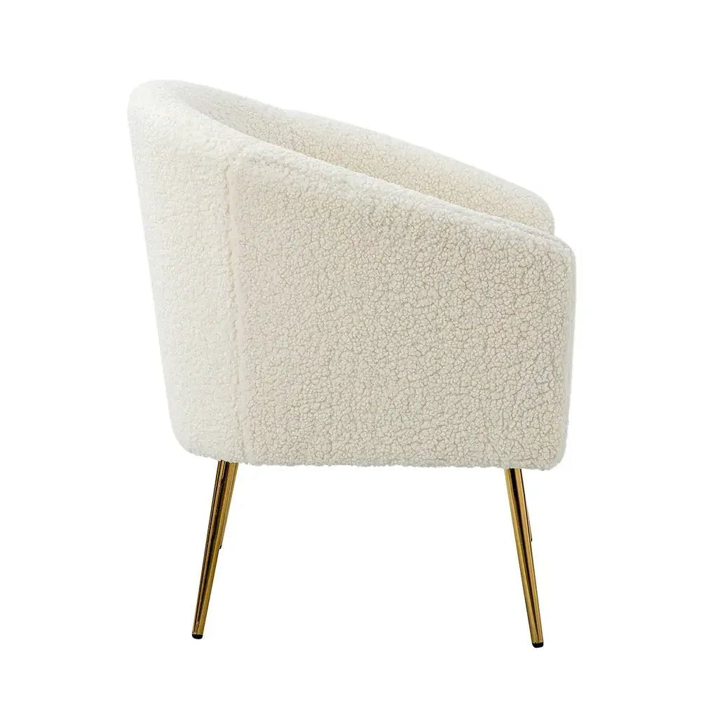 White Herrin Accent Chair - All India Decor