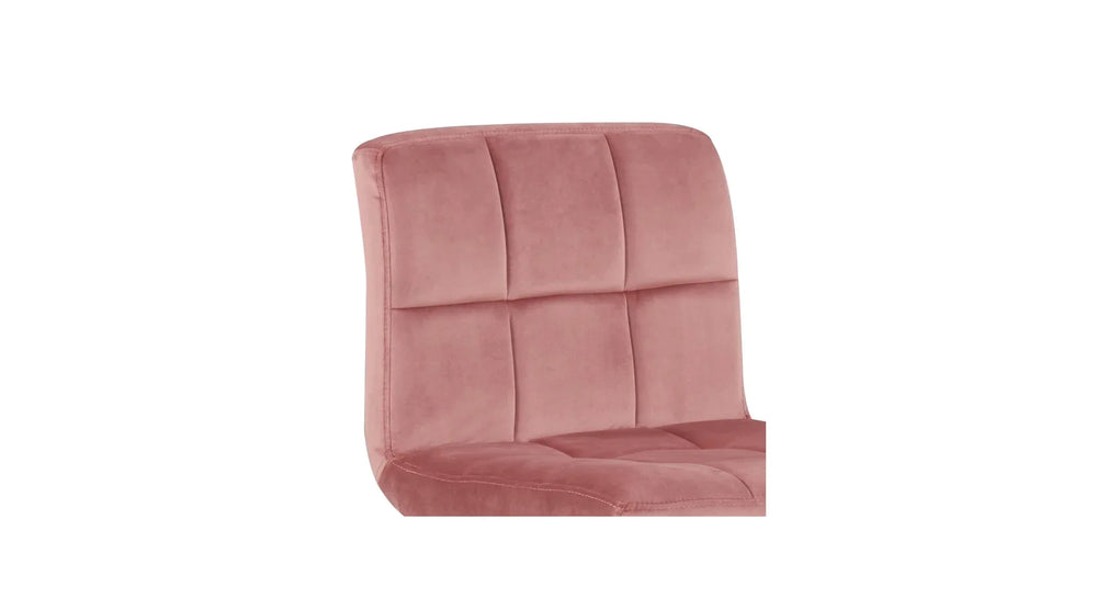 Pink Color Neo Swiel Adjustable Bar Stool - All India Decor