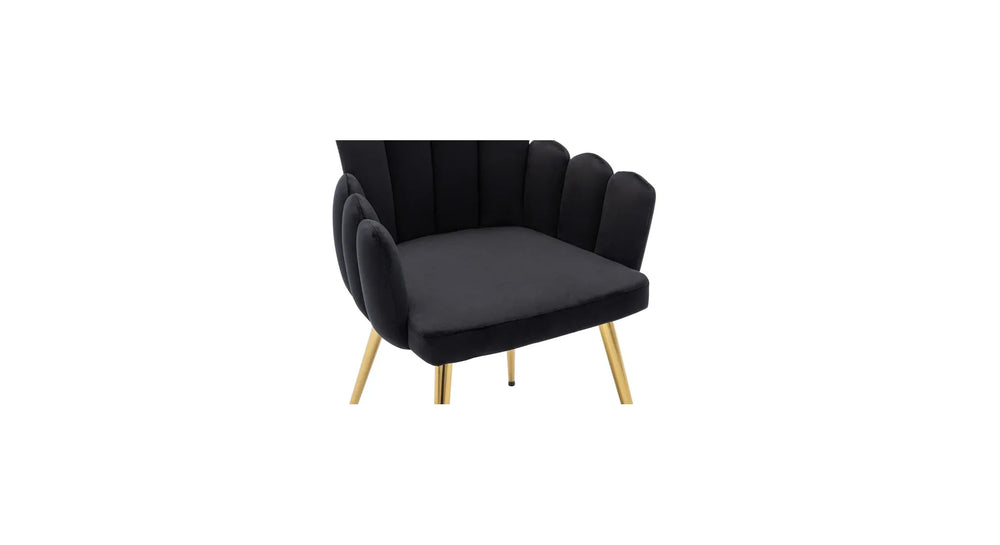 Black Trent Accent Chair - All India Decor
