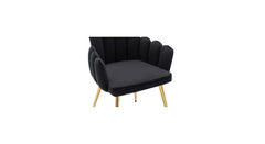 Black Trent Accent Chair - All India Decor