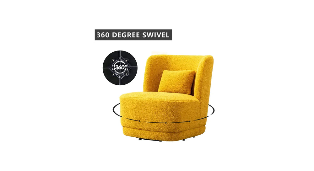 Yellow Deeda Barrel Chair - All India Decor