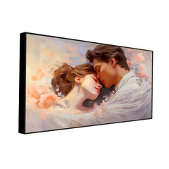 Beautiful couple in love Canvas Wall Paintings & Arts - All India Decor