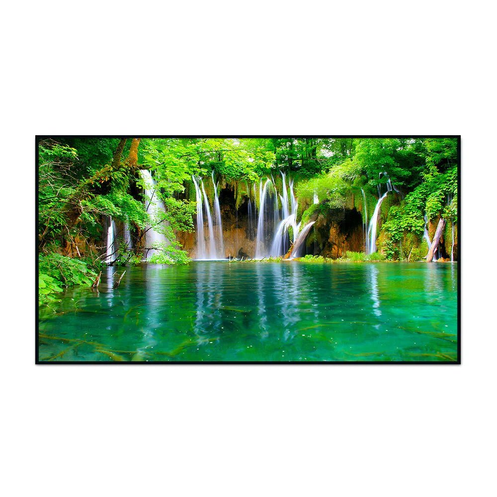 Charming Waterfall Nature Scenery of Colorful Canvas Wall Paintings & Arts - All India Decor