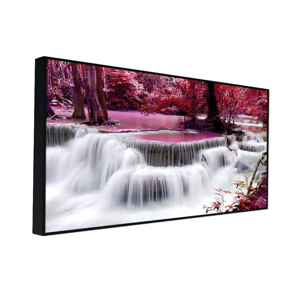Impressive Waterfall Nature Scenery of Colorful Canvas Wall Paintings & Arts - All India Decor