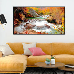 Exquisite Waterfall Nature Scenery of Colorful Canvas Wall Paintings & Arts - All India Decor
