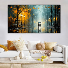 Elegance of Couple Love Canvas Wall Paintings & Arts - All India Decor