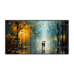 Elegance of Couple Love Canvas Wall Paintings & Arts - All India Decor
