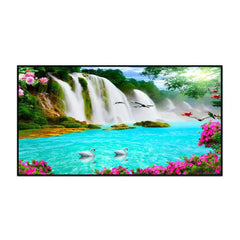 Beautiful Vastu Waterfall Landscape Nature Scenery Wall Paintings & Arts - All India Decor