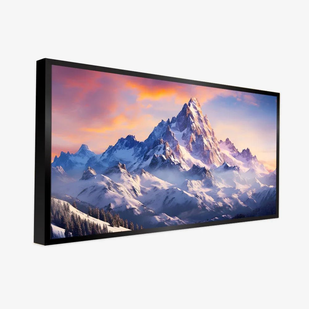 Panoramic Mountains Landscape Canvas Printed Wall Paintings & Arts - All India Decor