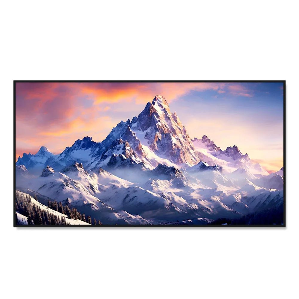 Panoramic Mountains Landscape Canvas Printed Wall Paintings & Arts - All India Decor