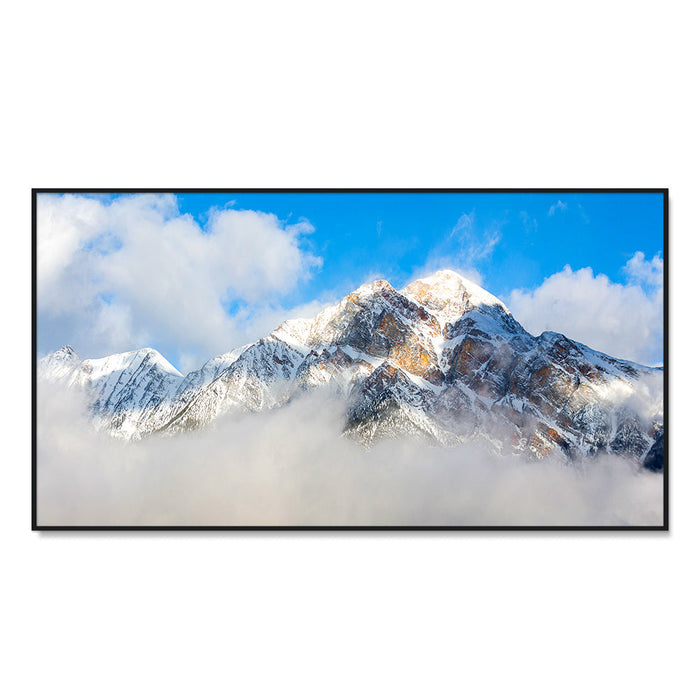 Beautiful Mountain with Blue Sky Canvas Printed Wall Paintings & Arts