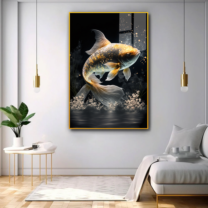 Lively Fish Acrylic Wall Paintings & Arts