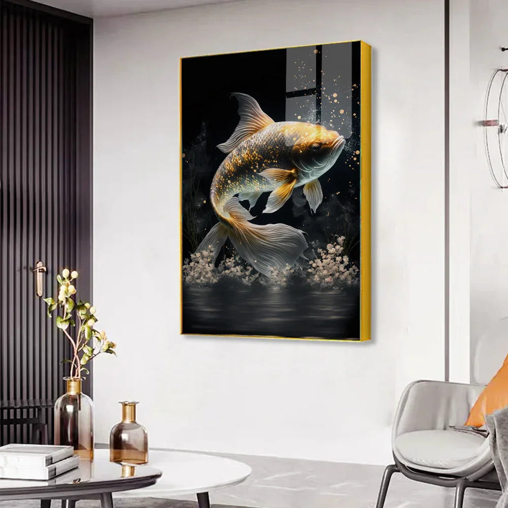 Lively Fish Acrylic Wall Paintings & Arts - All India Decor