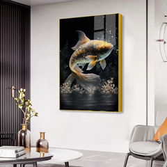 Lively Fish Acrylic Wall Paintings & Arts