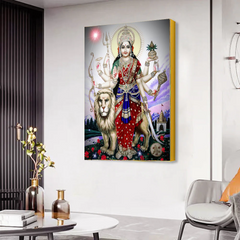 Goddess of Strength Durga Acrylic Wall Decor