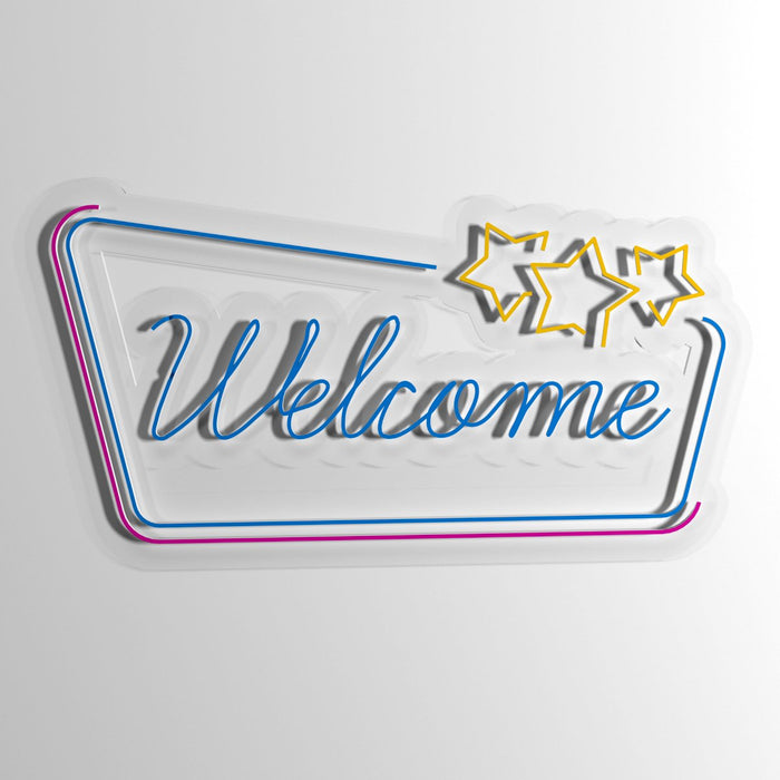 "Welcome" Neon LED Light