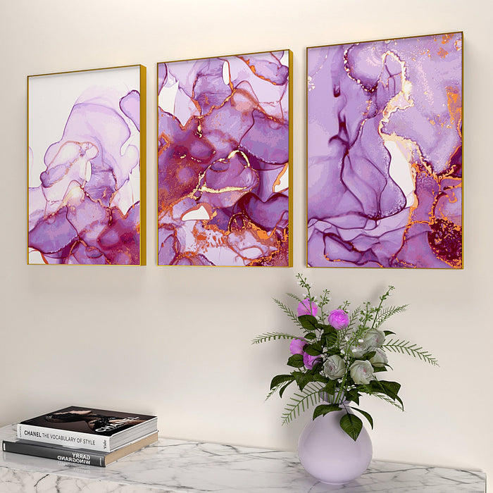 Tangled Abstract Wall Frame Set of 3