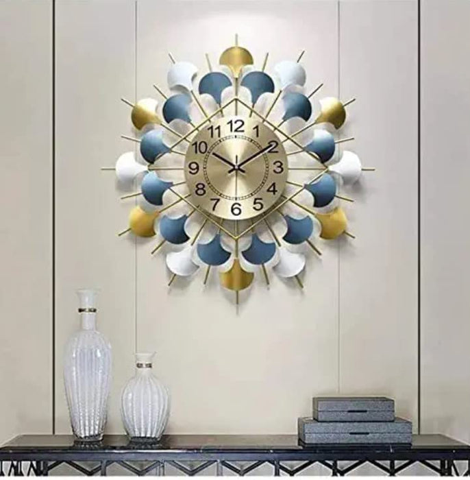 Nordic Sunrise Modern Multi Color Clock