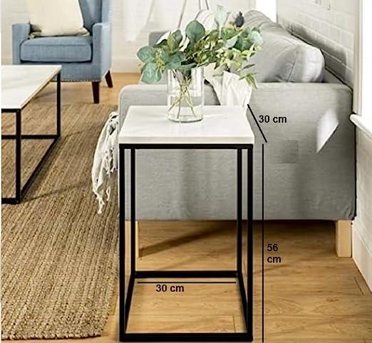 Side Table Metal with Black Colour - All India Decor