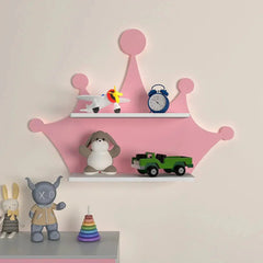 Crown Shape Kids Wall Storage Shelves - All India Decor