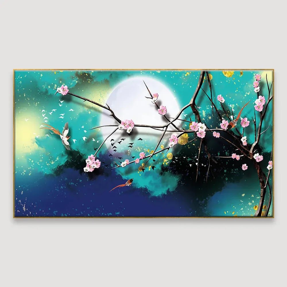 Magical Moon Canvas Framed Wall Art - All India Decor