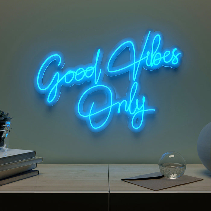 Good Vibes Only Neon LED Light (Available in Multiple Colors)