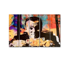 Abstract Dollars Modern Art 5 Pieces Canvas Print Wall Painting - All India Decor