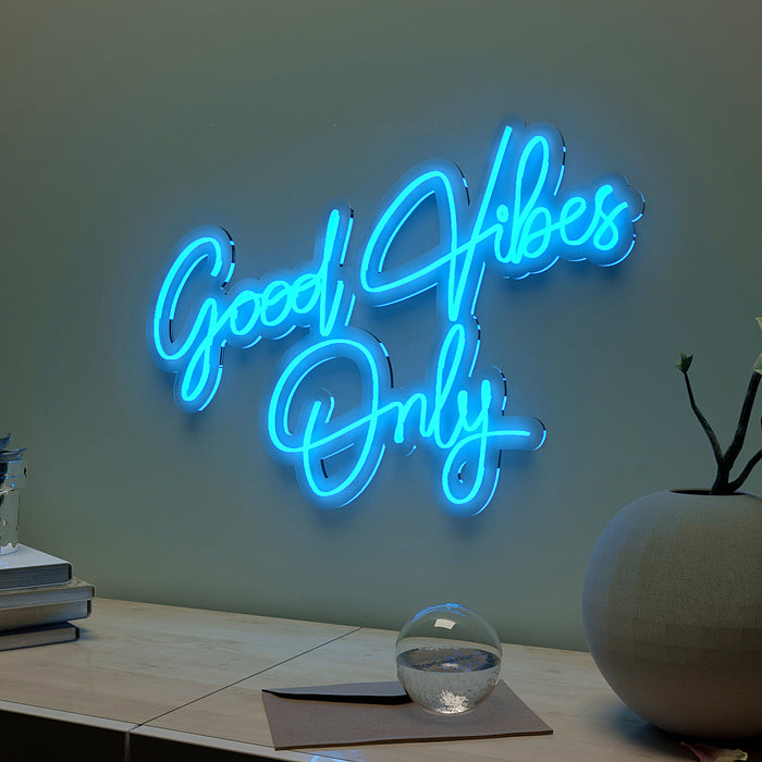 Good Vibes Only Neon LED Light (Available in Multiple Colors)