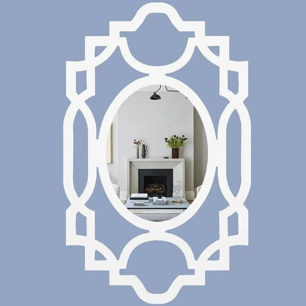 Modern Design Decorative Wooden Wall Mirror - All India Decor