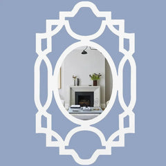 Modern Design Decorative Wooden Wall Mirror - All India Decor