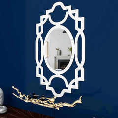Modern Design Decorative Wooden Wall Mirror - All India Decor