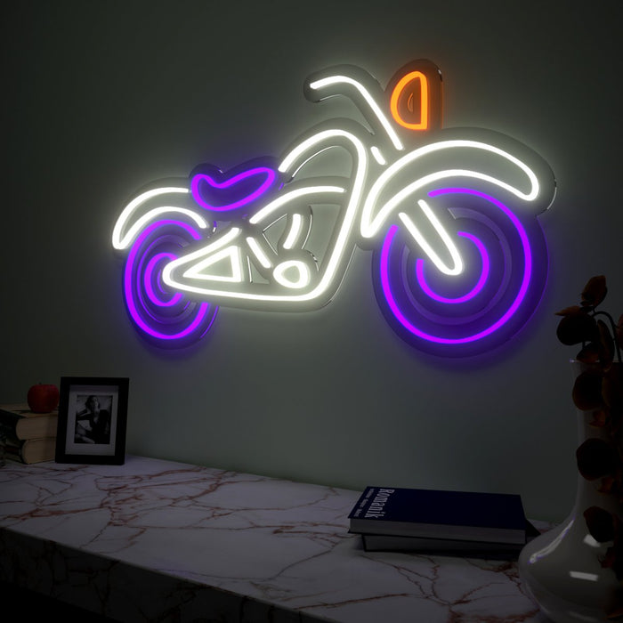 Bullet Motorcycle Neon LED Light