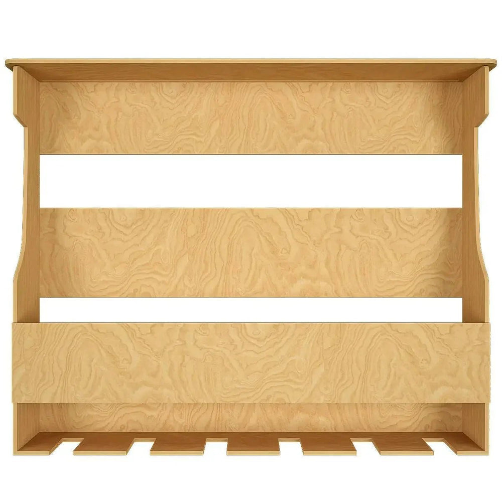 High - Quality Backlit Bar Wall Shelf / Book Shelf in Light Oak Finish - All India Decor
