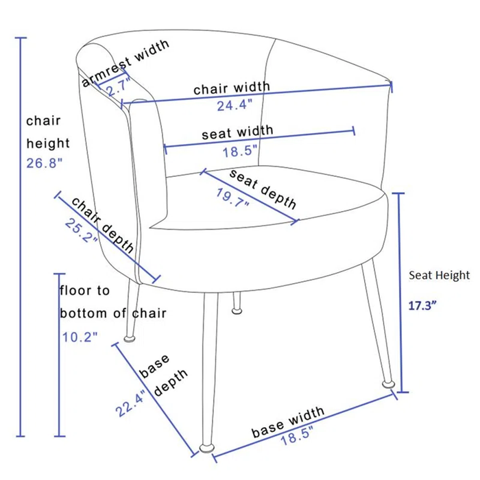 Yellow Jiba Accent Chair