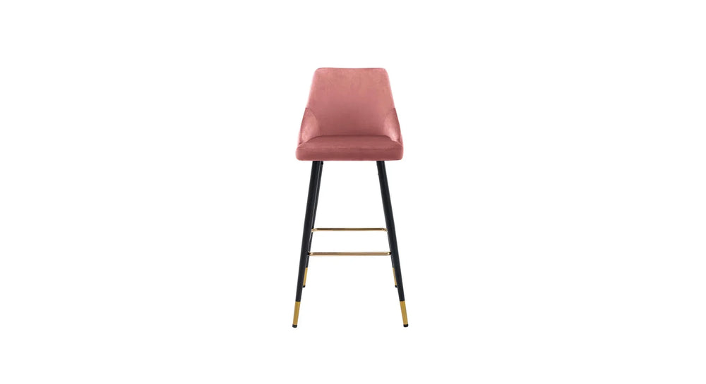 Pink Color Davan Bar Stool - All India Decor