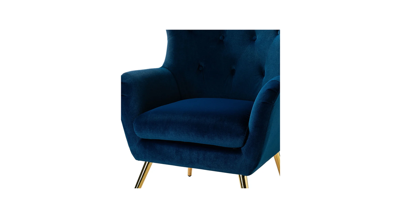 Blue Dawson Accent Chair