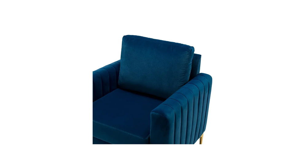 Blue Rafeal Lounge Chair - All India Decor