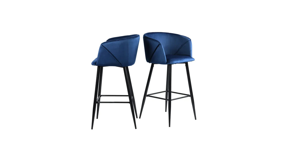 Blue Color Clea Counter Stool - All India Decor