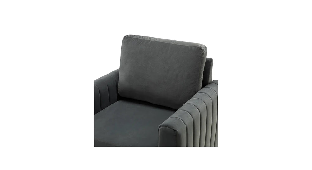 Grey Rafeal Lounge Chair - All India Decor