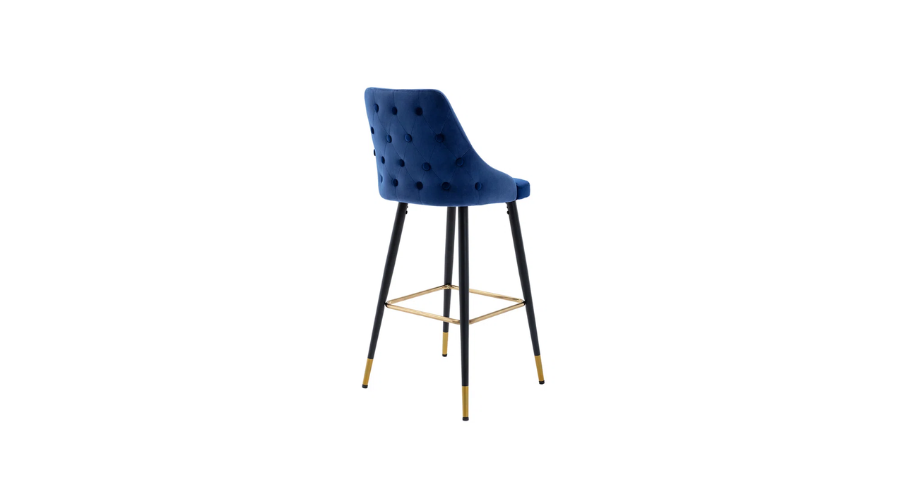 Blue Color Davan Bar Stool