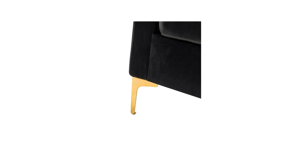 Black Rafeal Lounge Chair - All India Decor